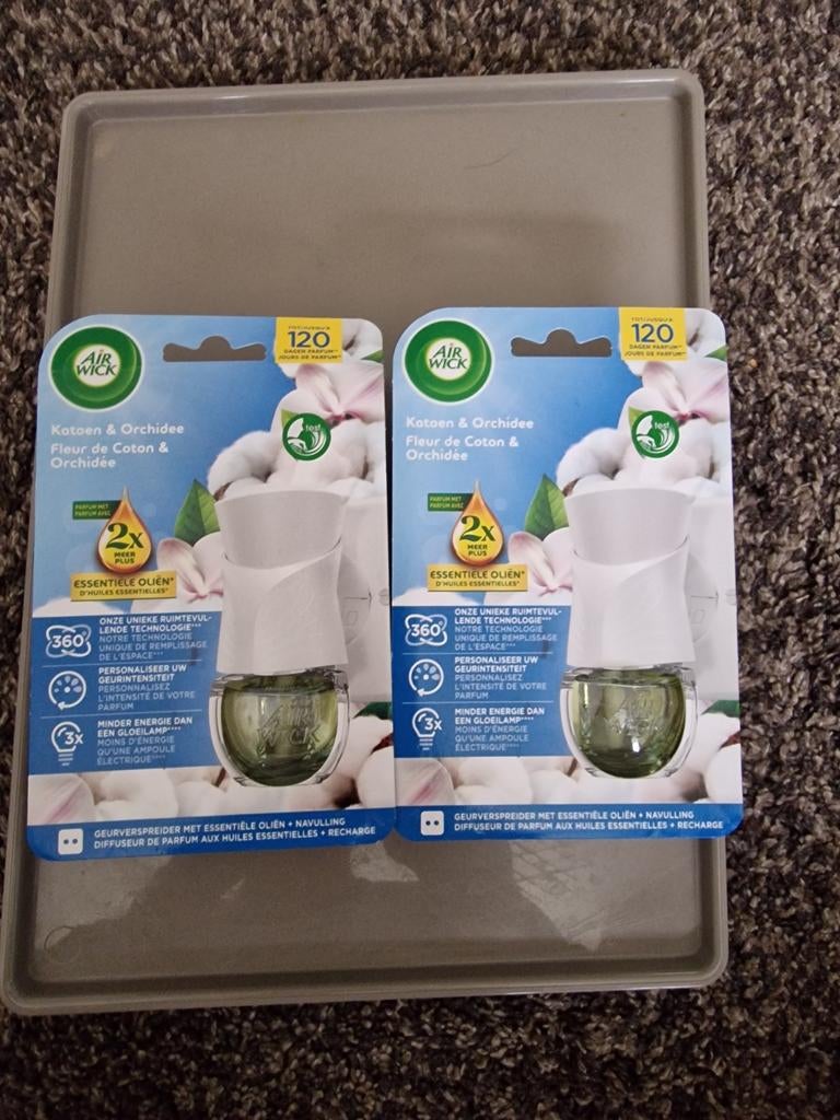 Air wick geurverspreider met essentiële oliën en navul, Led-lamp, Minder dan 30 watt, Nieuw, E27 (groot)