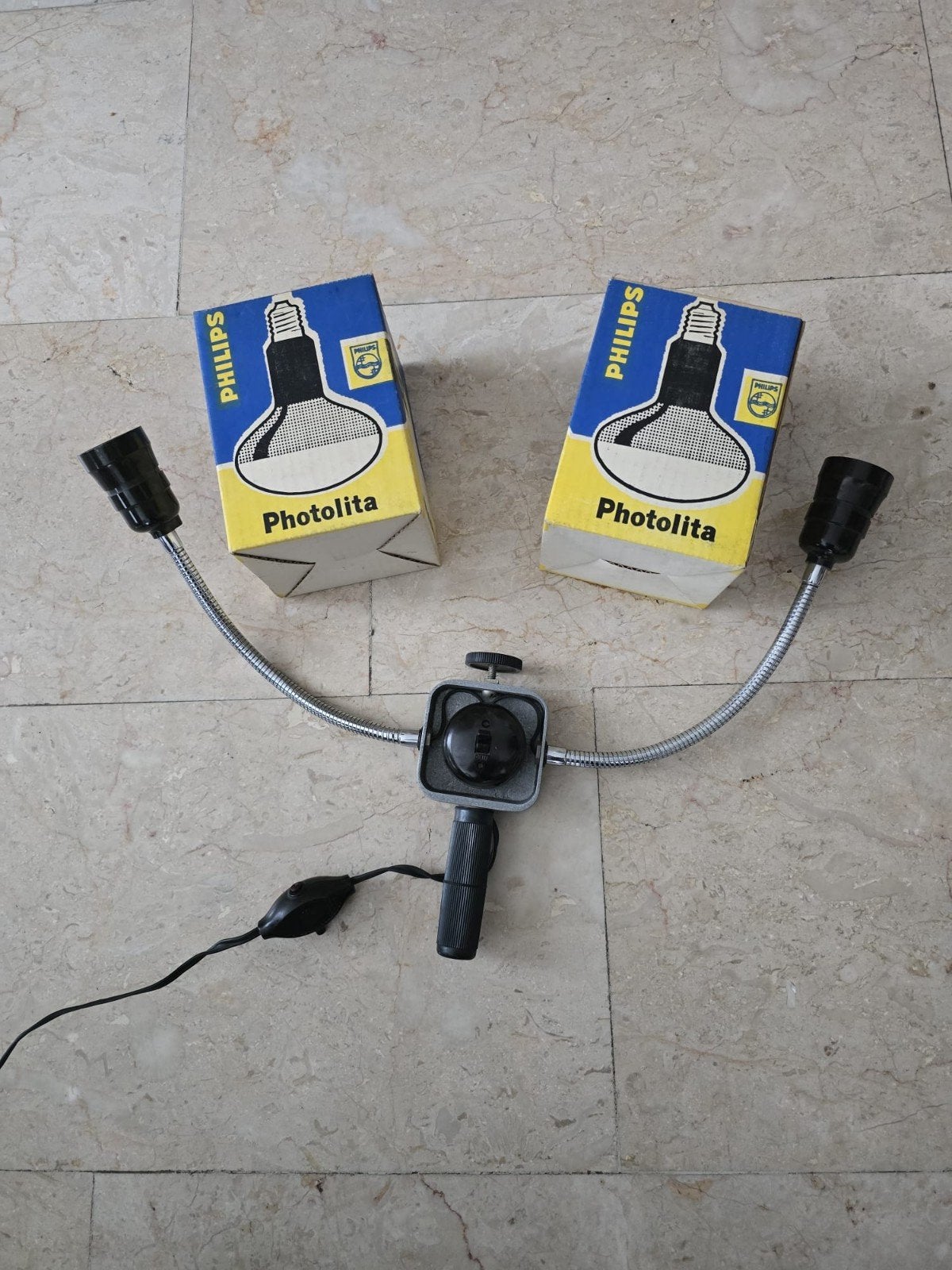 Vintage belichtingset Philips Photolita, Ophalen of Verzenden