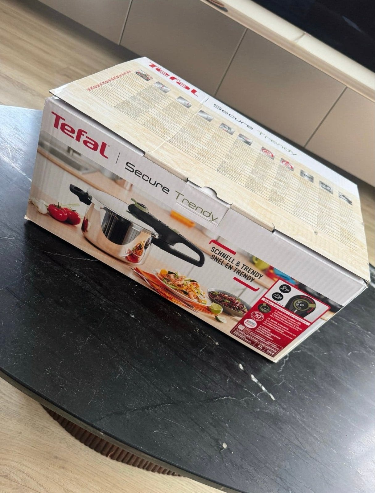 Tefal Secure Trendy Snelkookpan - 4L, Huis en Inrichting, Keuken | Potten en Pannen, Ophalen of Verzenden, Nieuw
