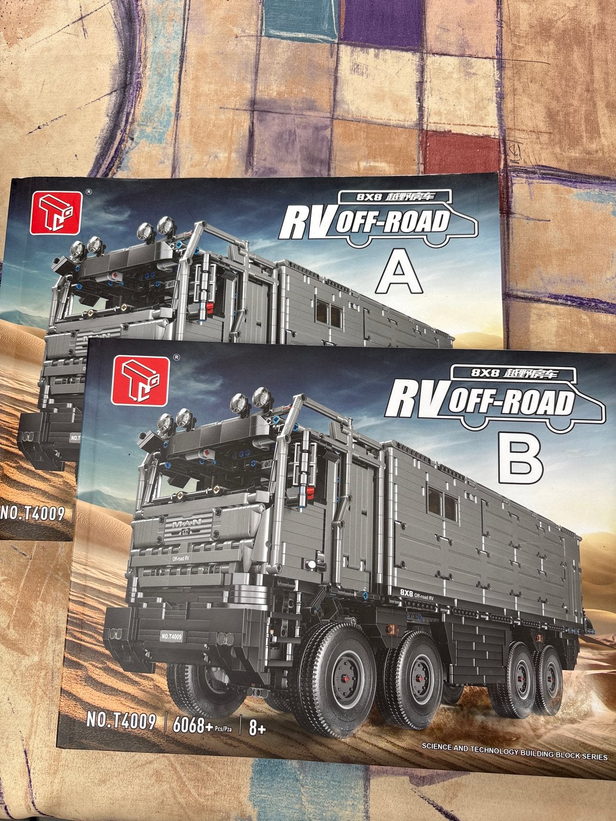 RV Off-Road 8x8 Bouwset - Technic Stijl Vrachtwagen, Ophalen of Verzenden, Gebruikt, Overige merken