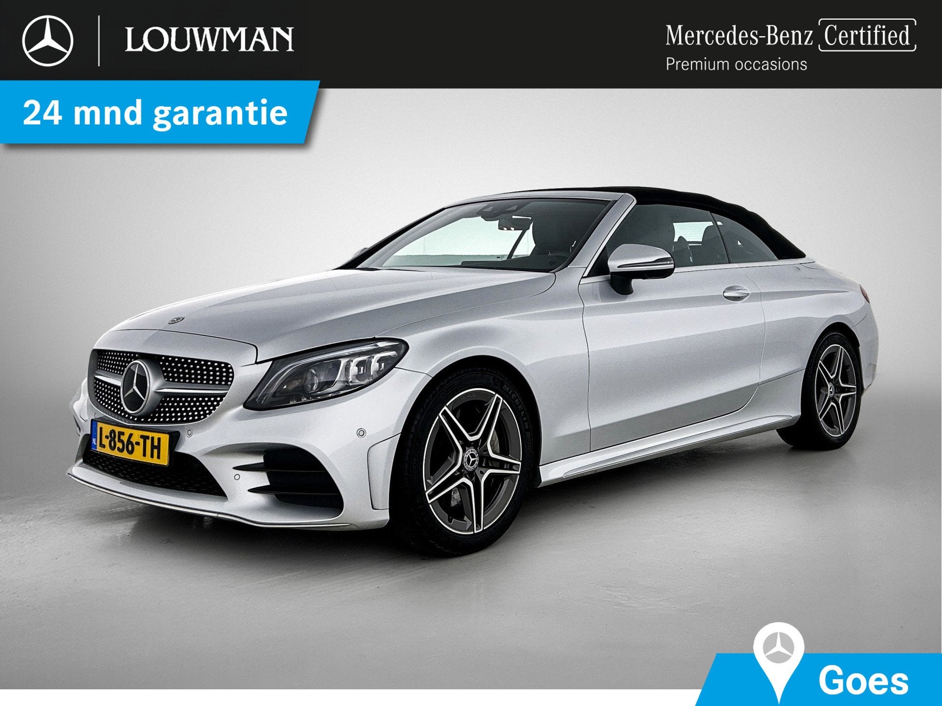 Mercedes-Benz C-Klasse Cabrio 300 Premium Plus Pack | Stoelv, Auto's, Automaat, 12 maanden, Achterwielaandrijving, 4 stoelen