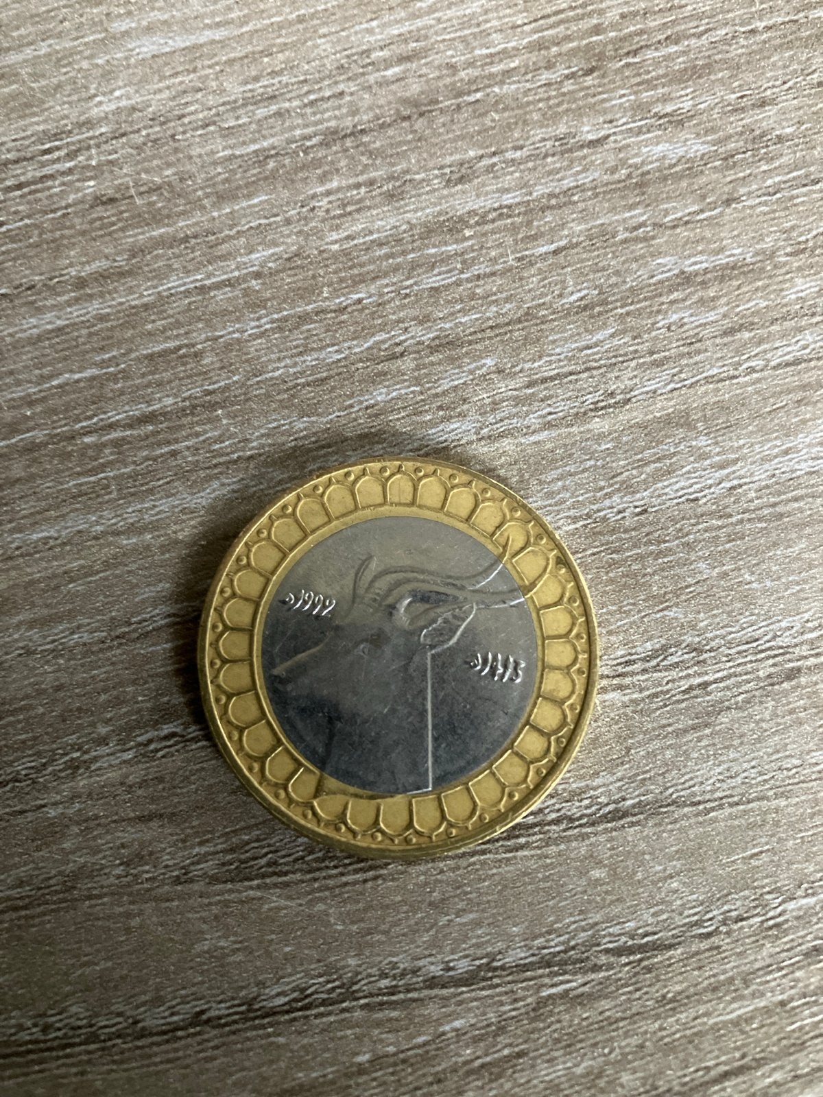 Zeldzame Algerijnse 50 Dinar munt 1992, Verzenden, Midden-Oosten, Losse munt