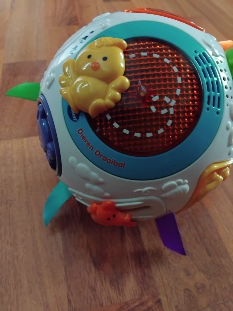 BABY ACTIVITEITEN BAL / DIEREN BRAAIBAL ( FISHER PRICE), Ophalen, Zo goed als nieuw, Overige typen, Met geluid