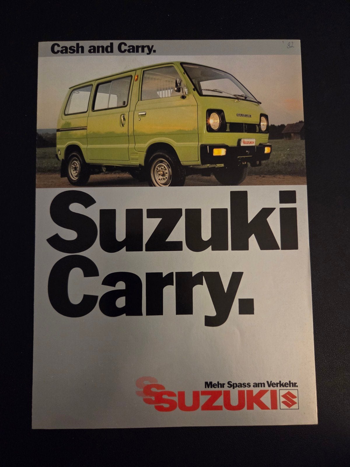 Brochure Suzuki Carry 1982, Ophalen of Verzenden, Zo goed als nieuw, Overige merken