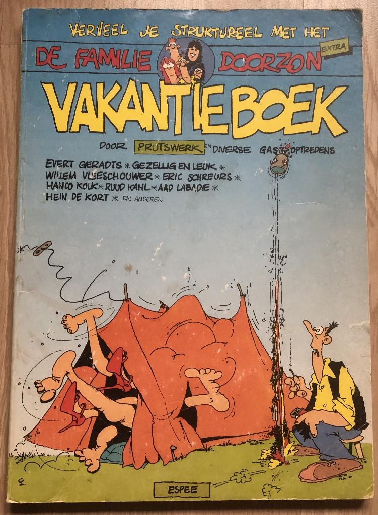DE FAMILIE DOORZON - VAKANTIEBOEK - PRUTSWERK EN, Boeken, Stripboeken, Eén stripboek, Ophalen of Verzenden, Zo goed als nieuw