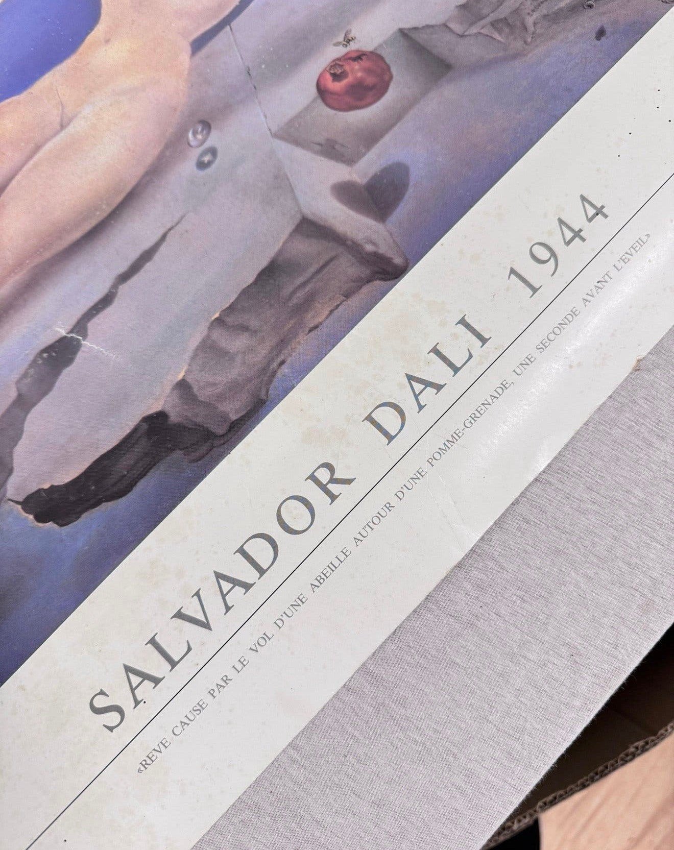Salvador Dali Tigers - Originele XL Poster 77x51cm art kunst, Ophalen of Verzenden