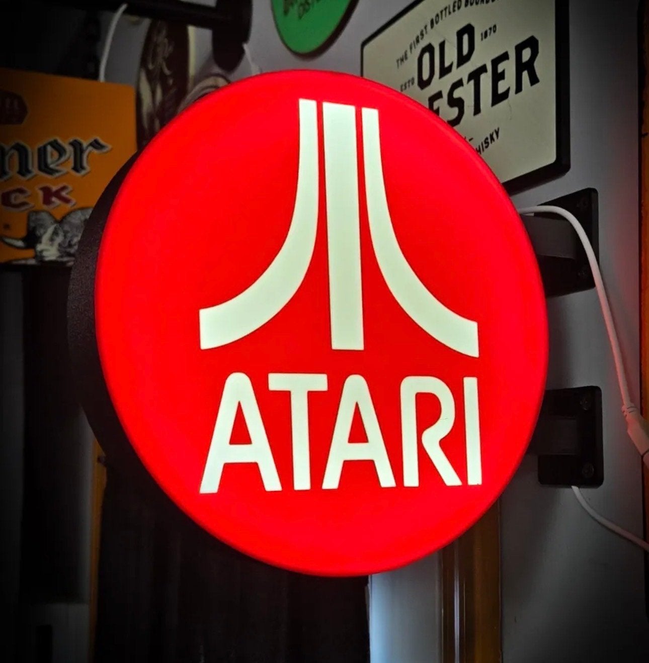 Atari Dubbelzijdige LED Lichtbak - 26 cm Doorsnede, Verzenden, Zo goed als nieuw