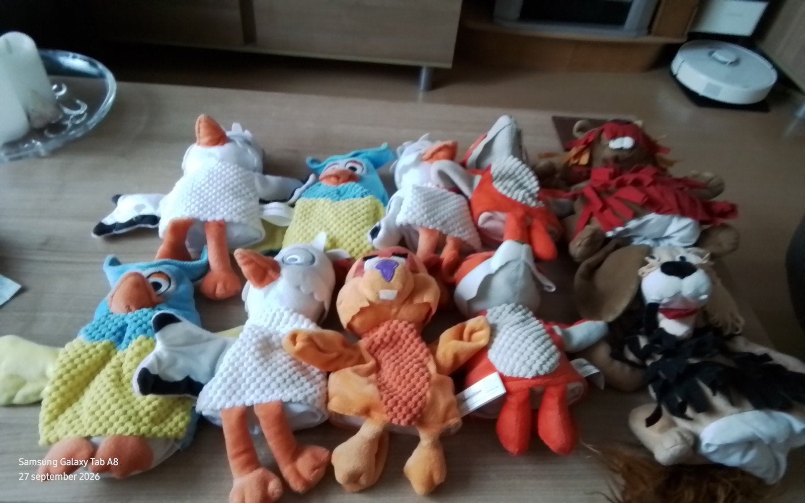 Fabeltjeskrant handpoppen - Prinses Hamster & Hamster AH, Overige typen, Ophalen of Verzenden, Zo goed als nieuw, Middelgroot (20 tot 80 cm)