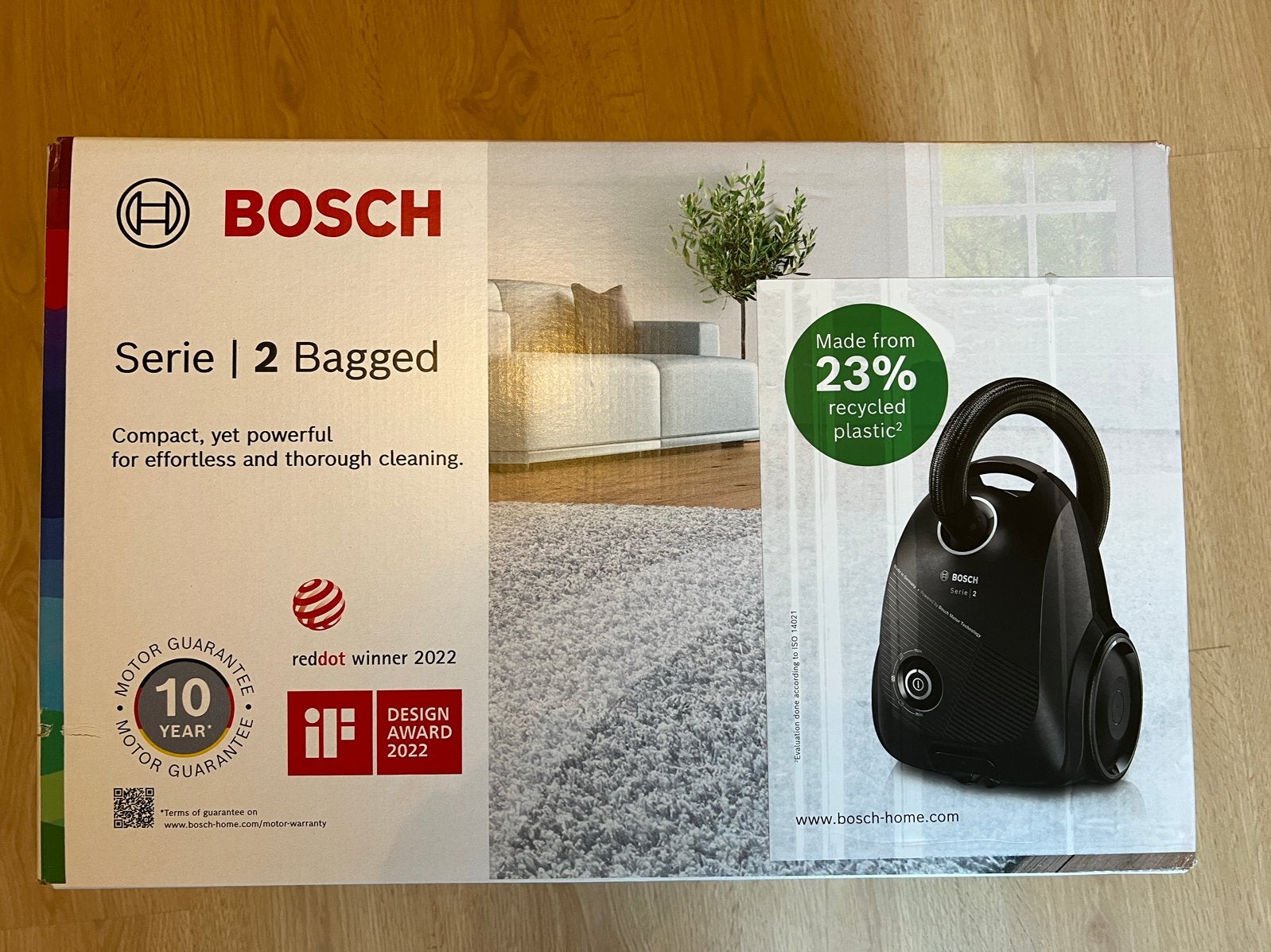 Bosch Stofzuiger met zak Serie 2 BGDS2BAL - Nieuw, Stofzak, Bosch, Nieuw, Ophalen of Verzenden