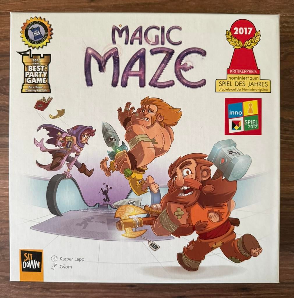 Bordspel: Magic Maze, Vijf spelers of meer, Ophalen, Zo goed als nieuw