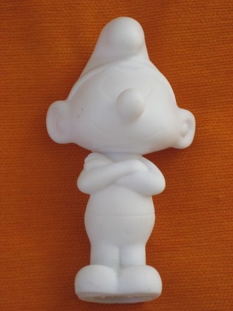 Smurfen lampje Peyo 2010, Verzamelen, Smurfen, Zo goed als nieuw, Poppetje, Figuurtje of Knuffel, Verschillende Smurfen, Ophalen of Verzenden