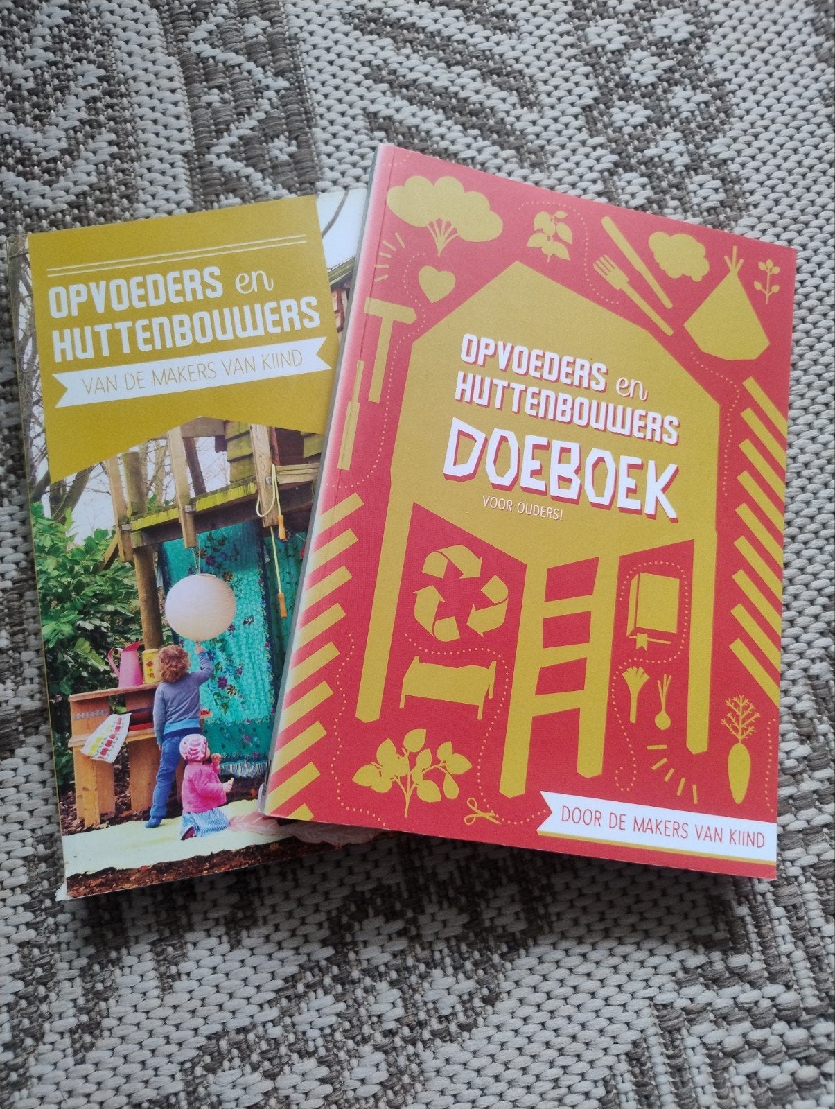 Opvoeders en Huttenbouwers + DoeBoek - Kiind, Ophalen of Verzenden, Zo goed als nieuw, Opvoeding tot 6 jaar, De makers van Kiind