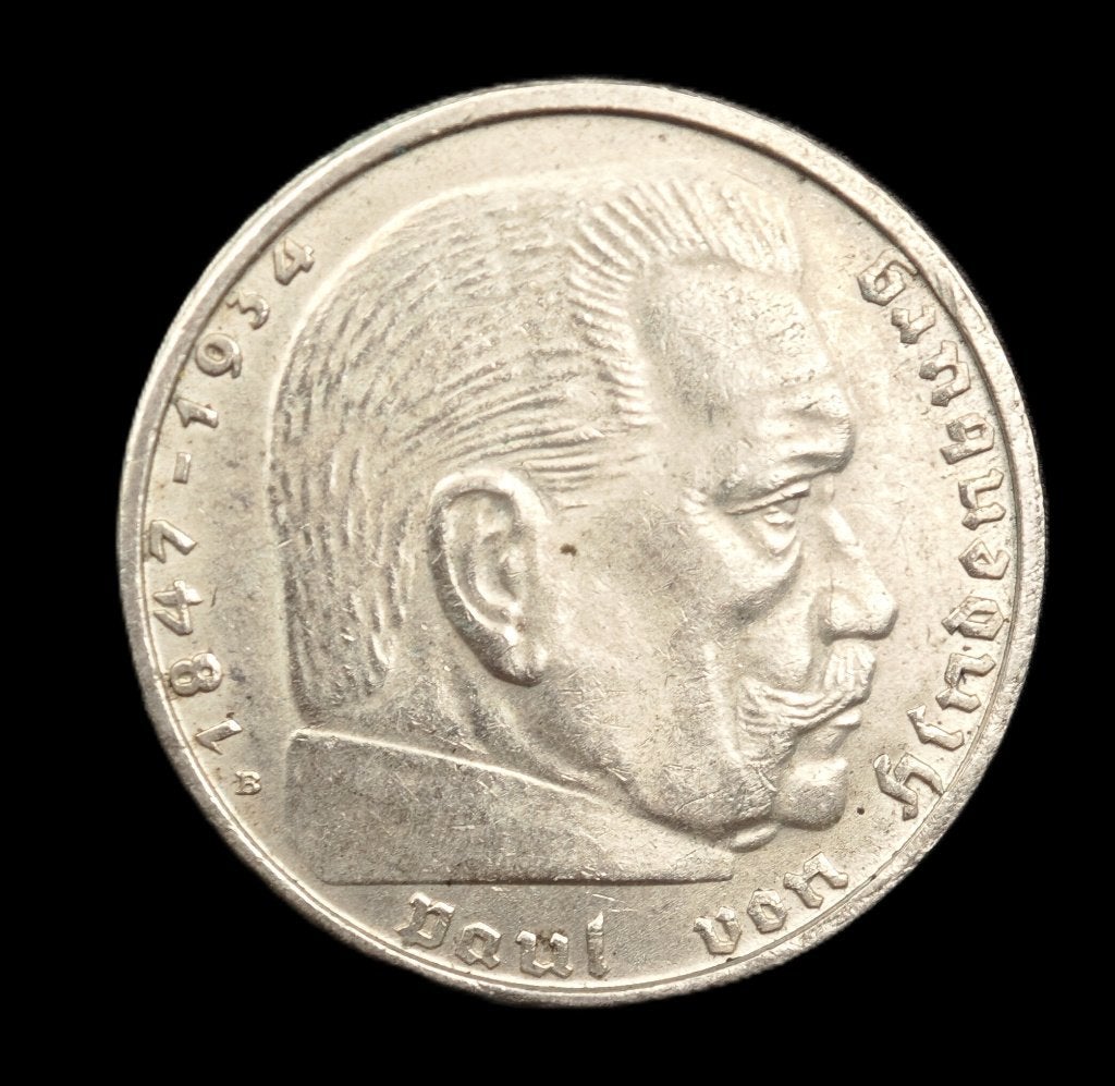 1938B 2 Reichsmark Derde Rijk UNC, Verzenden, Duitsland, Losse munt, Zilver