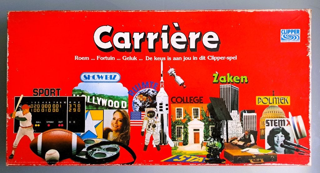 Spel: Vintage Clipper ''Carrière'' bordspel., Ophalen, Zo goed als nieuw, Clipper