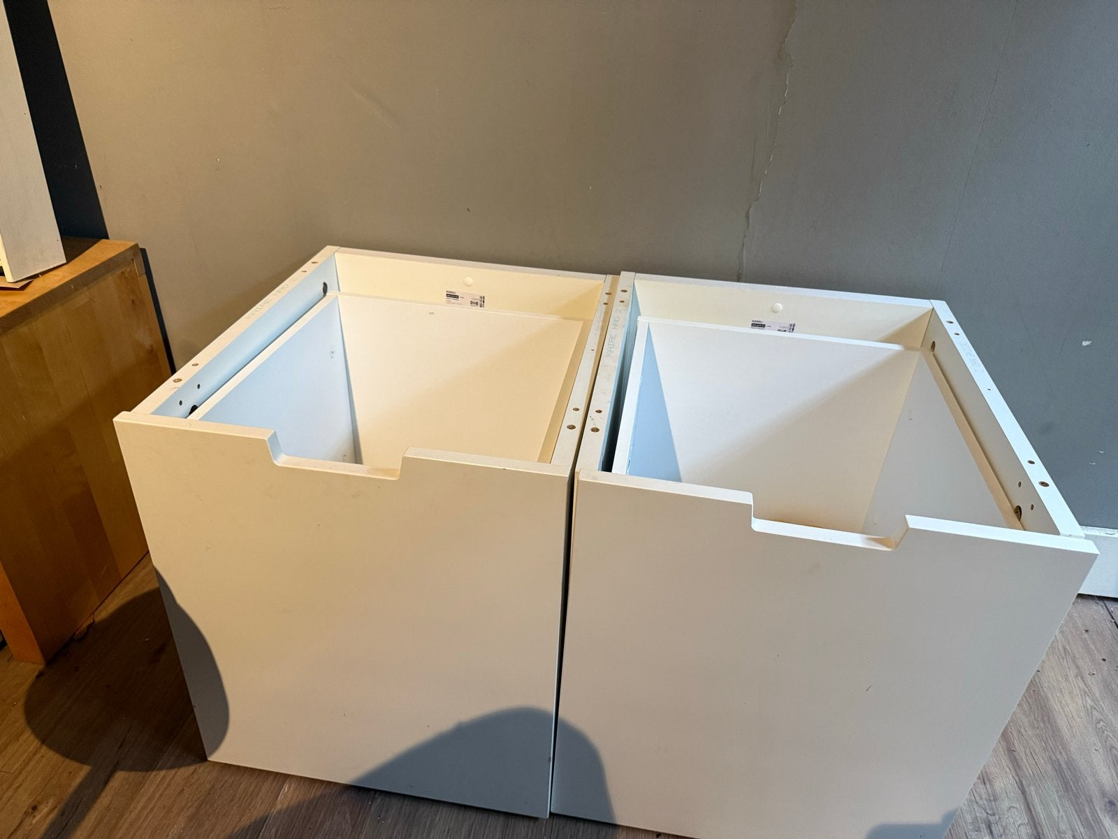 2x IKEA NORDLI Ladekast Wit - Modulair, Ophalen, Overige materialen, Minder dan 50 cm, Gebruikt