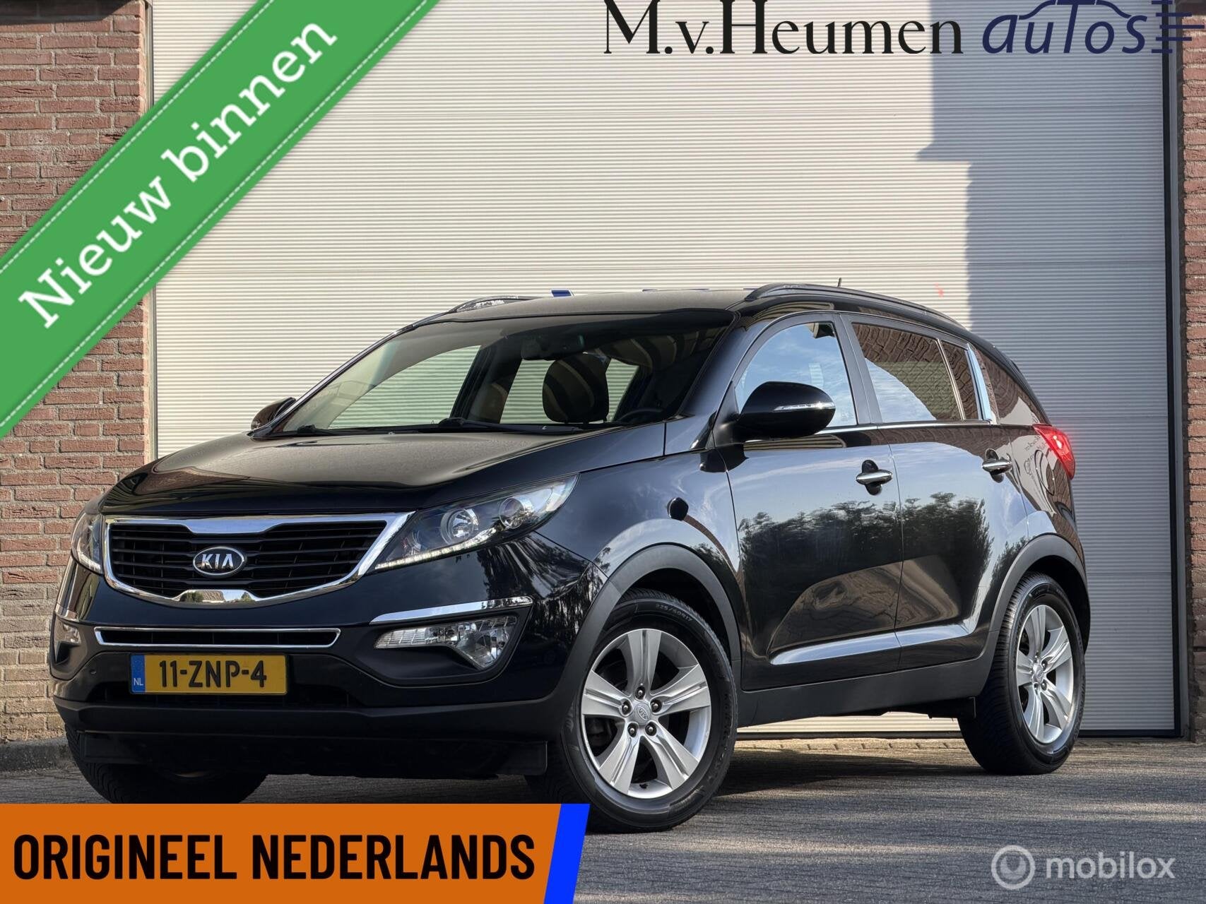 Kia Sportage 1.6 GDI Plus Pack ORG NED Trekhaak Climate Crui, Voorwielaandrijving, Euro 5, 4 cilinders, Zwart