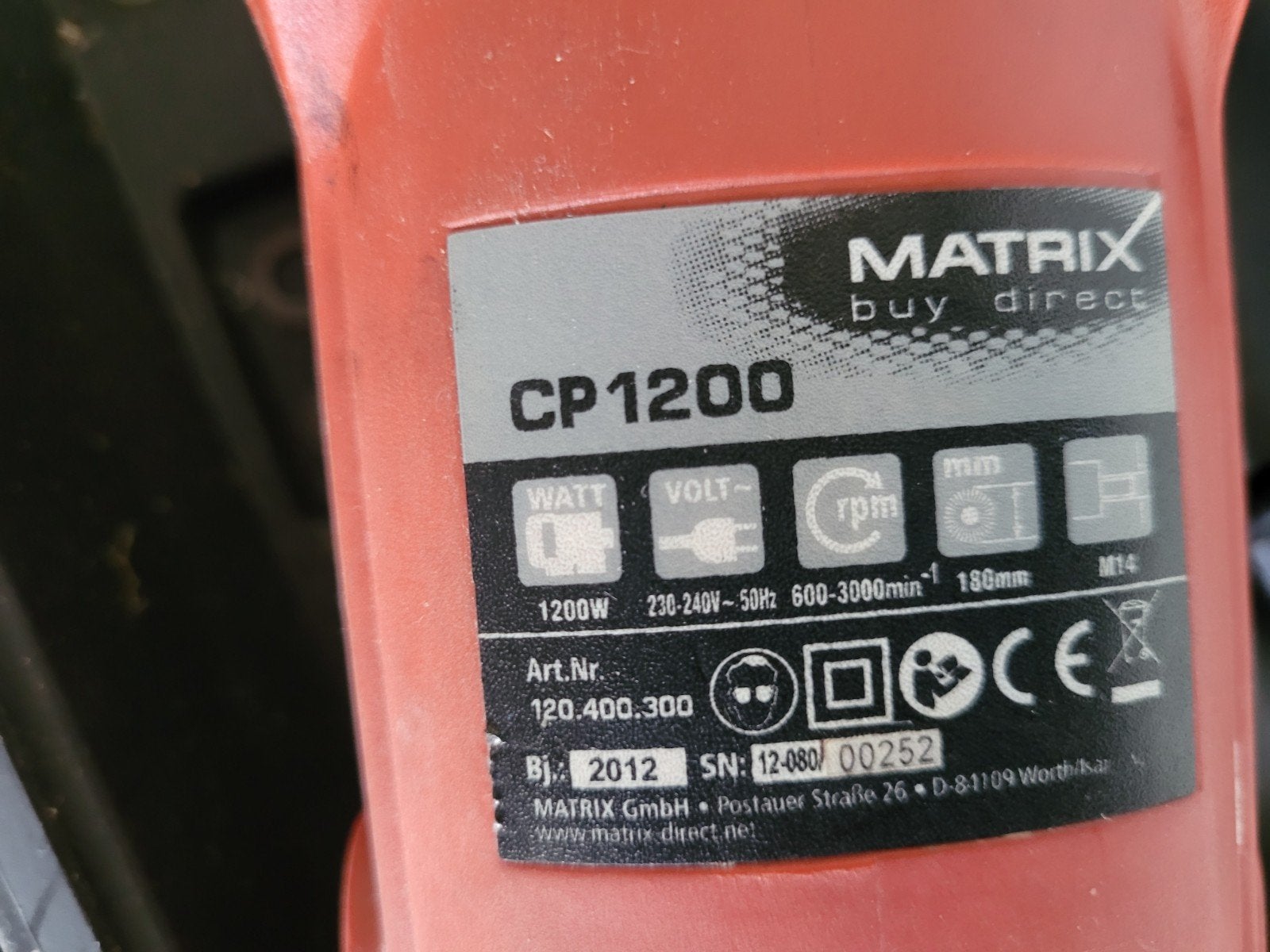 Polijst machine, Ophalen of Verzenden, Gebruikt, 1200 watt of meer, Overige typen