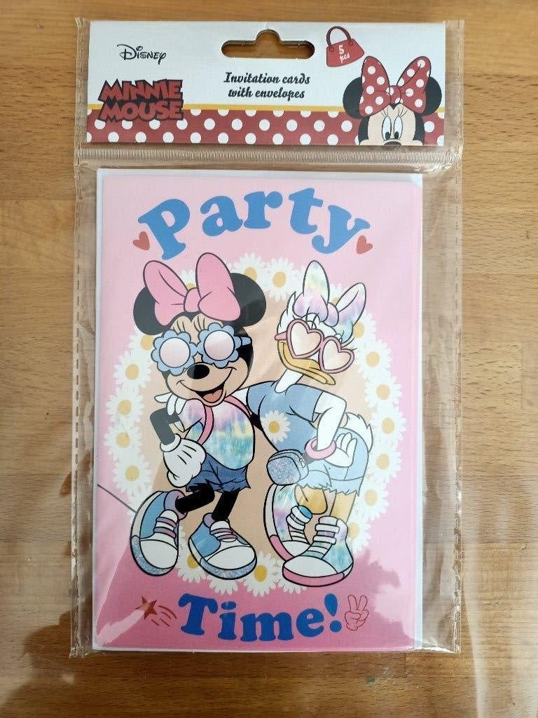 Uitnodigingen voor kinderfeestje / verjaardagsfeestje Minnie, Ophalen, Nieuw, Feestartikel, Verjaardag