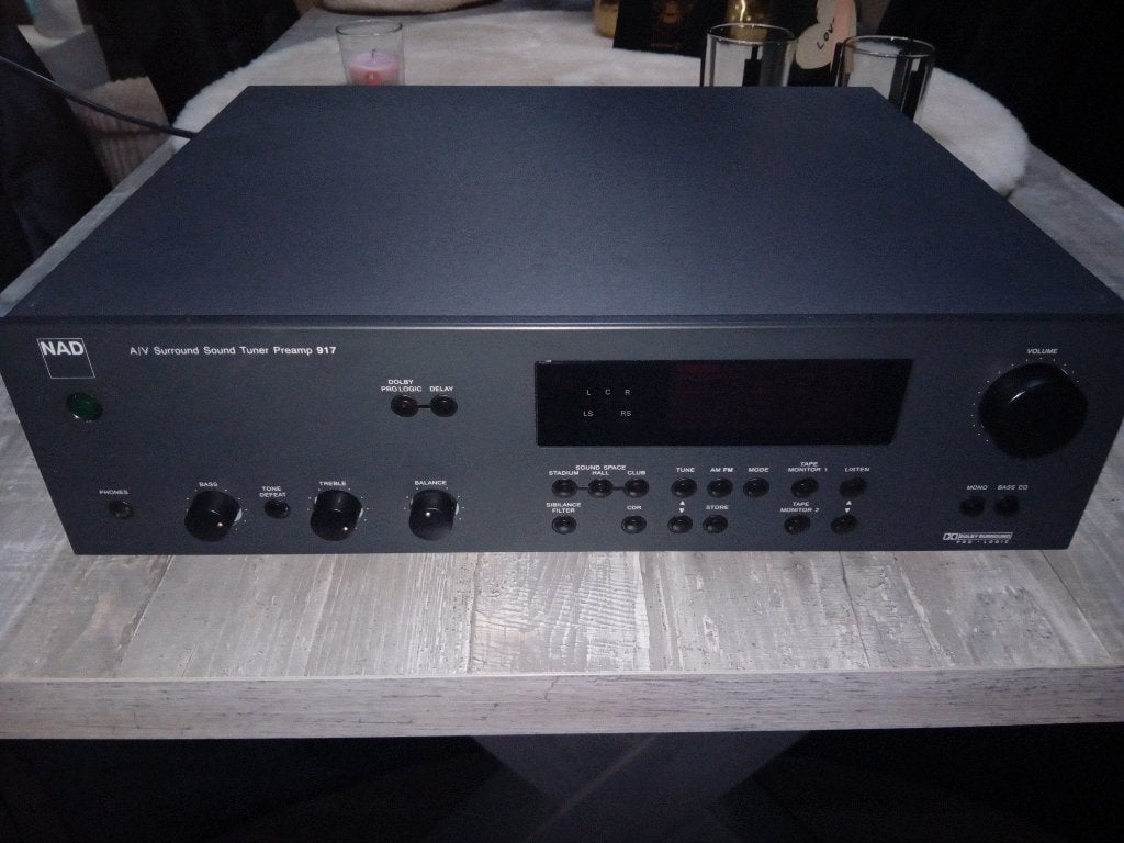Nad a/v surround sound tuner preamp 917, Ophalen of Verzenden, Gebruikt, Overige merken
