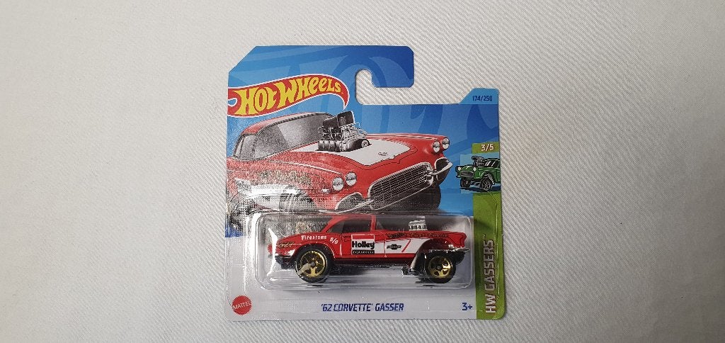Hot Wheels 62 Corvette Gasser Holley, Ophalen of Verzenden, Nieuw, Auto