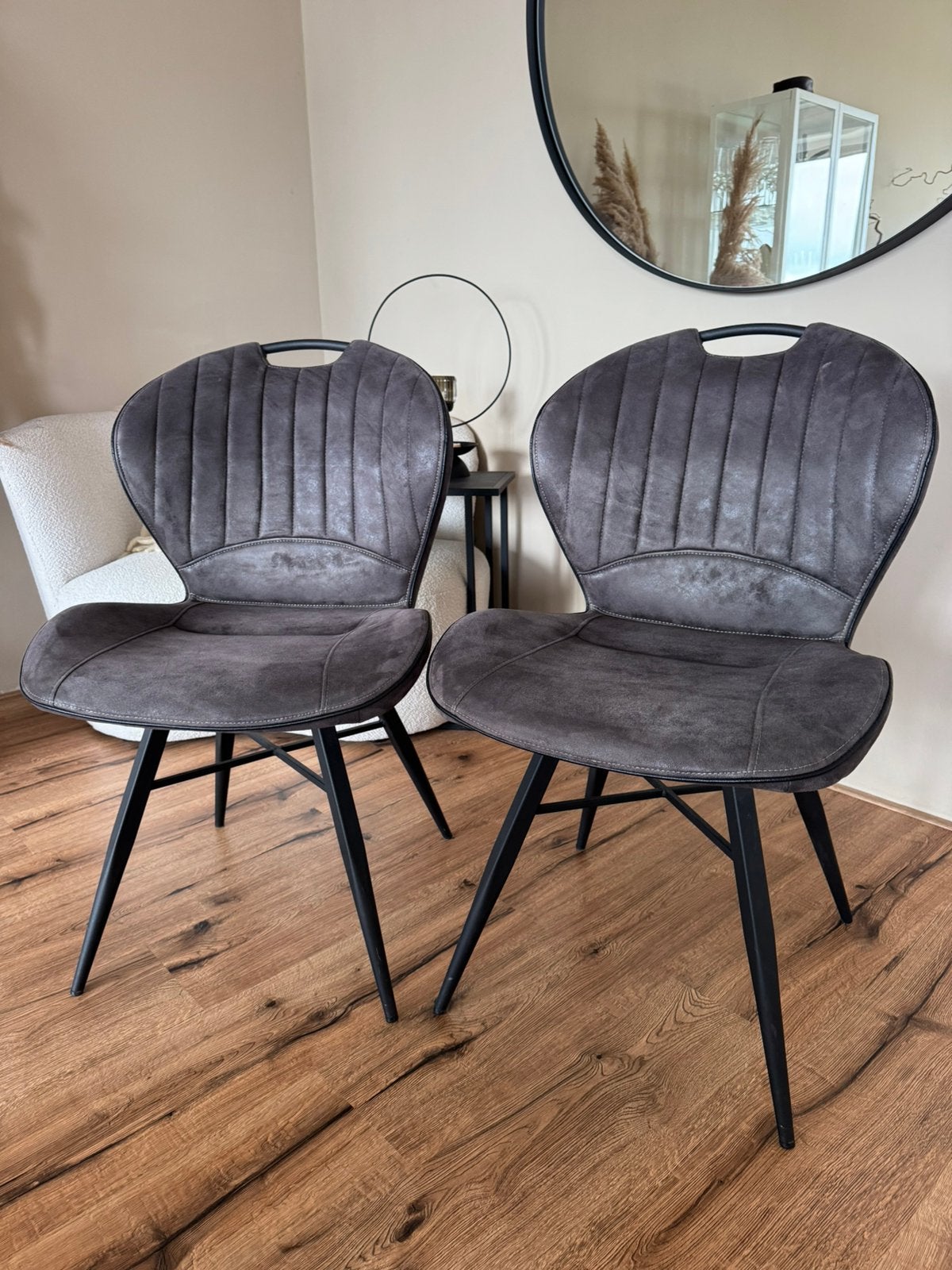 Zes stoffen stoelen, Ophalen, Overige kleuren, Zo goed als nieuw, Stof