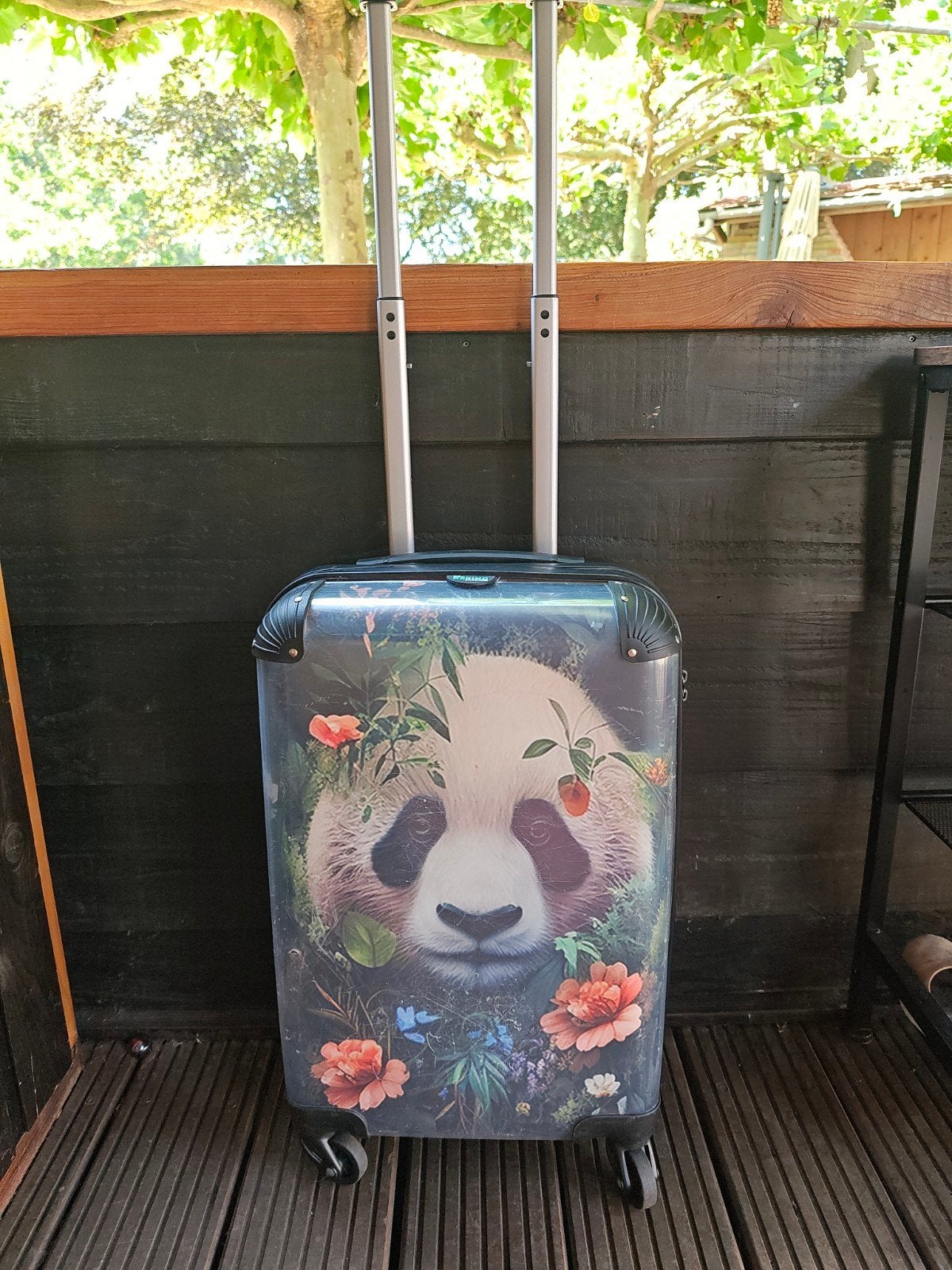 Reiskoffer met panda-print en TSA-slot, Ophalen of Verzenden