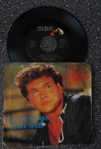 Patrick Swayze - she's like the wind (vanaf € 1,75), Cd's en Dvd's, Ophalen of Verzenden, Zo goed als nieuw, 7 inch, Pop