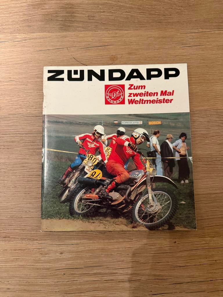 Zundapp 6-daagse boekje NOS, Verzenden, Zo goed als nieuw, Overige typen