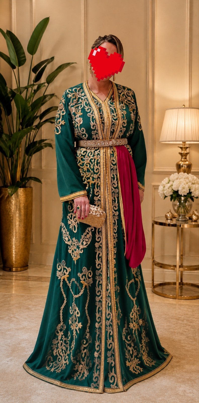 Marokkaanse jurken/ takchita/ kaftan/jelaba, Ophalen of Verzenden, Zo goed als nieuw, Trouwjurk