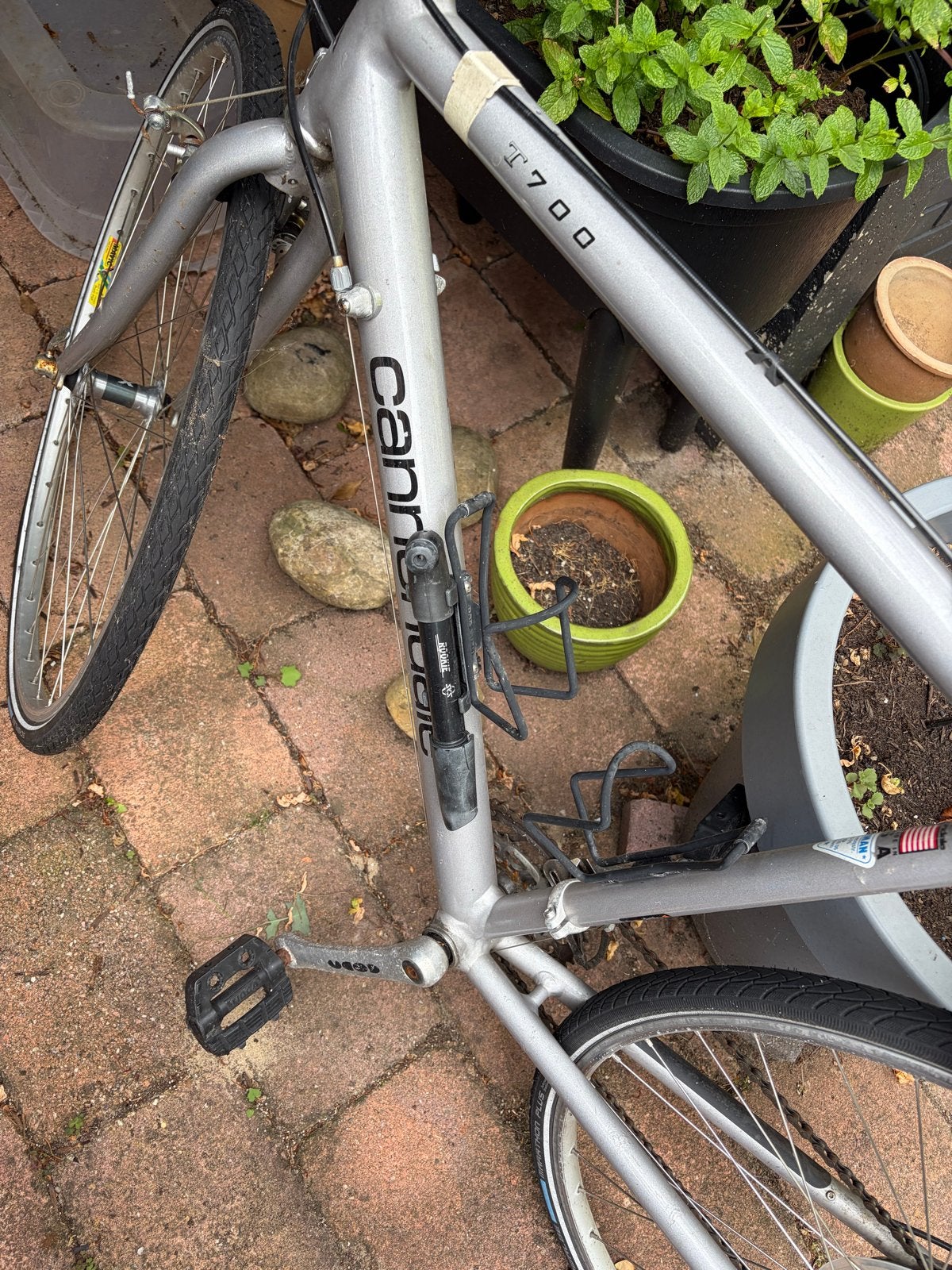 Cannondale T700 fiets - Gebruikt, Fietsen en Brommers, Fietsen | Heren | Herenfietsen, Gebruikt, Velgrem, Versnellingen, 53 tot 57 cm
