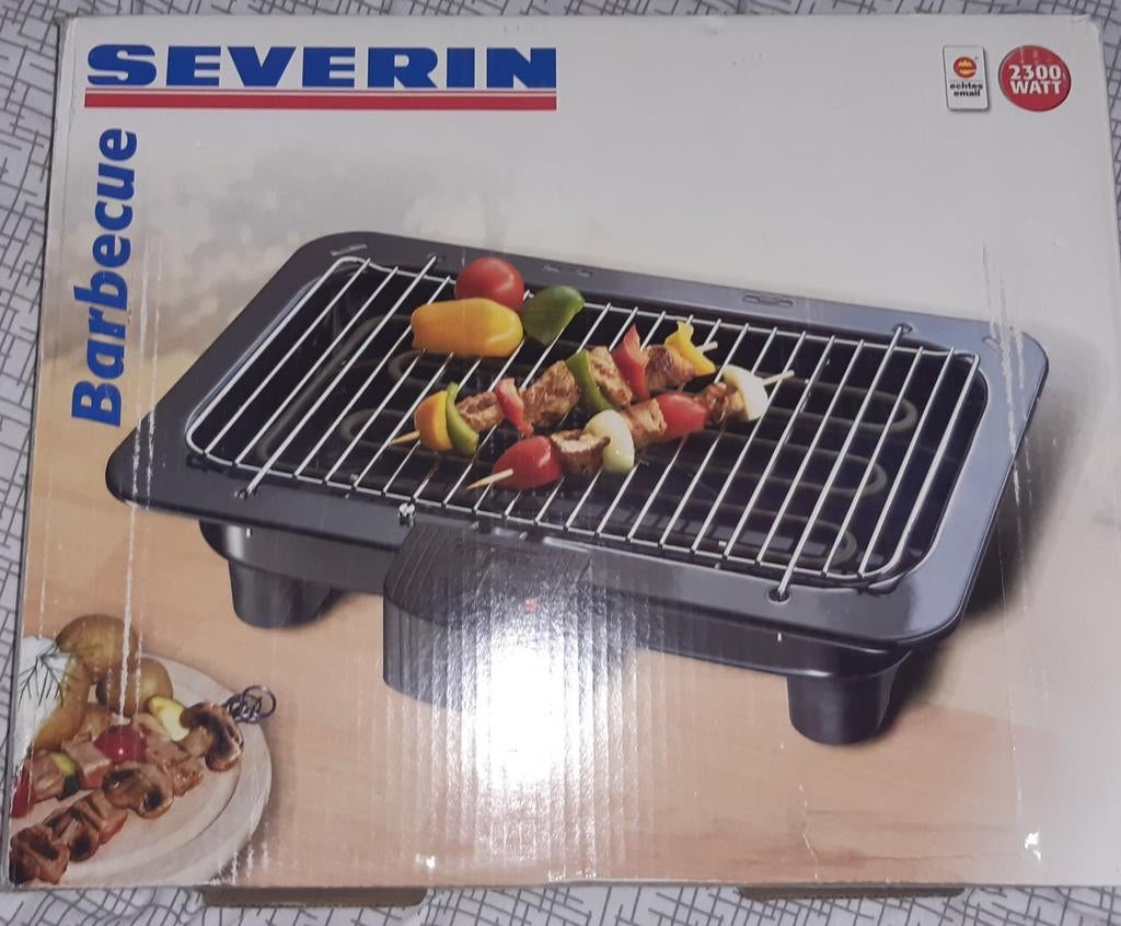 Severin Barbecue PG 8501 - Elektrische Grill 2300W, Ophalen of Verzenden, Zo goed als nieuw, Severin