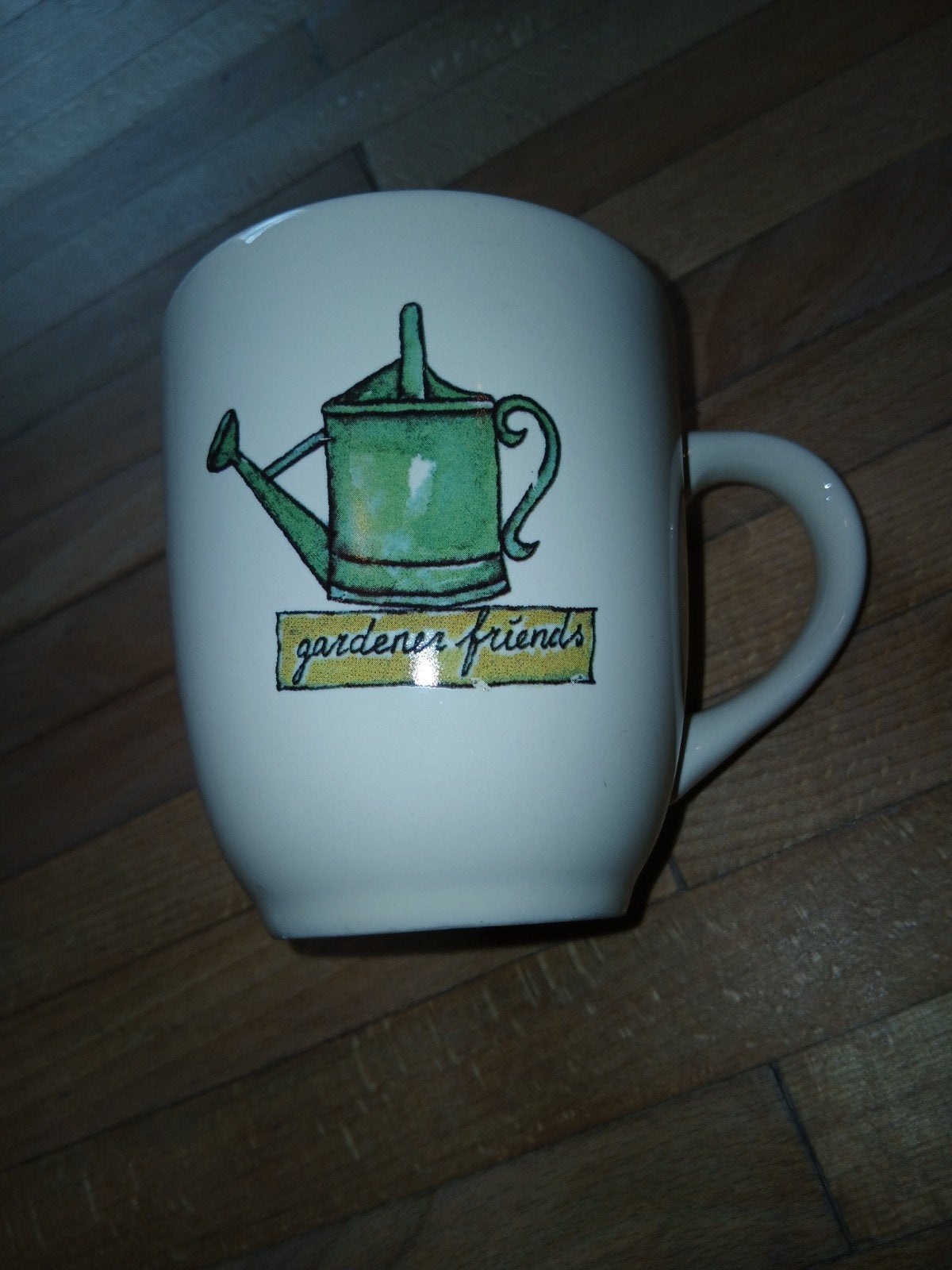 1 Jet ter Steege mok, gardener friends, Huis en Inrichting, Keuken | Servies, Ophalen of Verzenden, Zo goed als nieuw, Overige stijlen