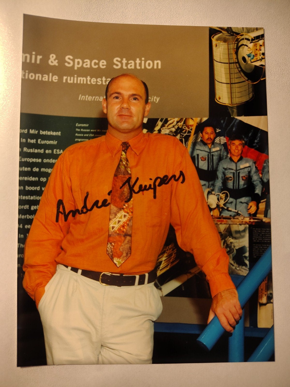 André Kuipers ruimtevaarder Originele Handtekening, Ophalen of Verzenden
