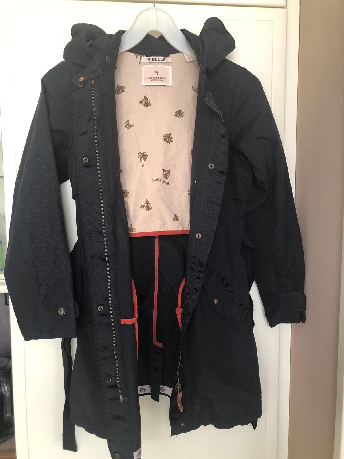 Trenchcoat scotch en soda mt 152, Kinderen en Baby's, Ophalen of Verzenden, Zo goed als nieuw, Jas