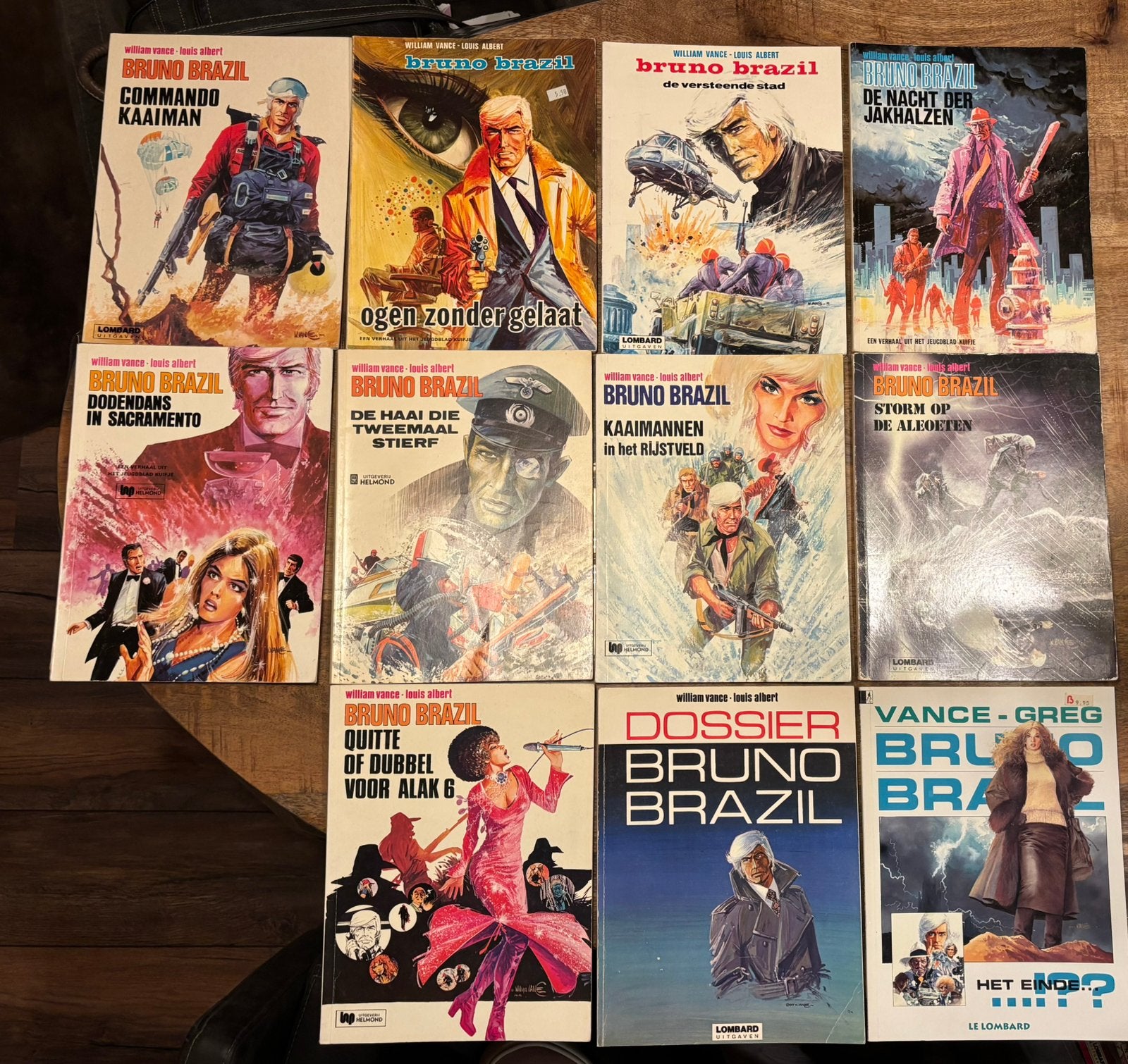 Te koop stripboeken Bruno Brazil, Boeken, Meerdere stripboeken, Ophalen of Verzenden, Gelezen