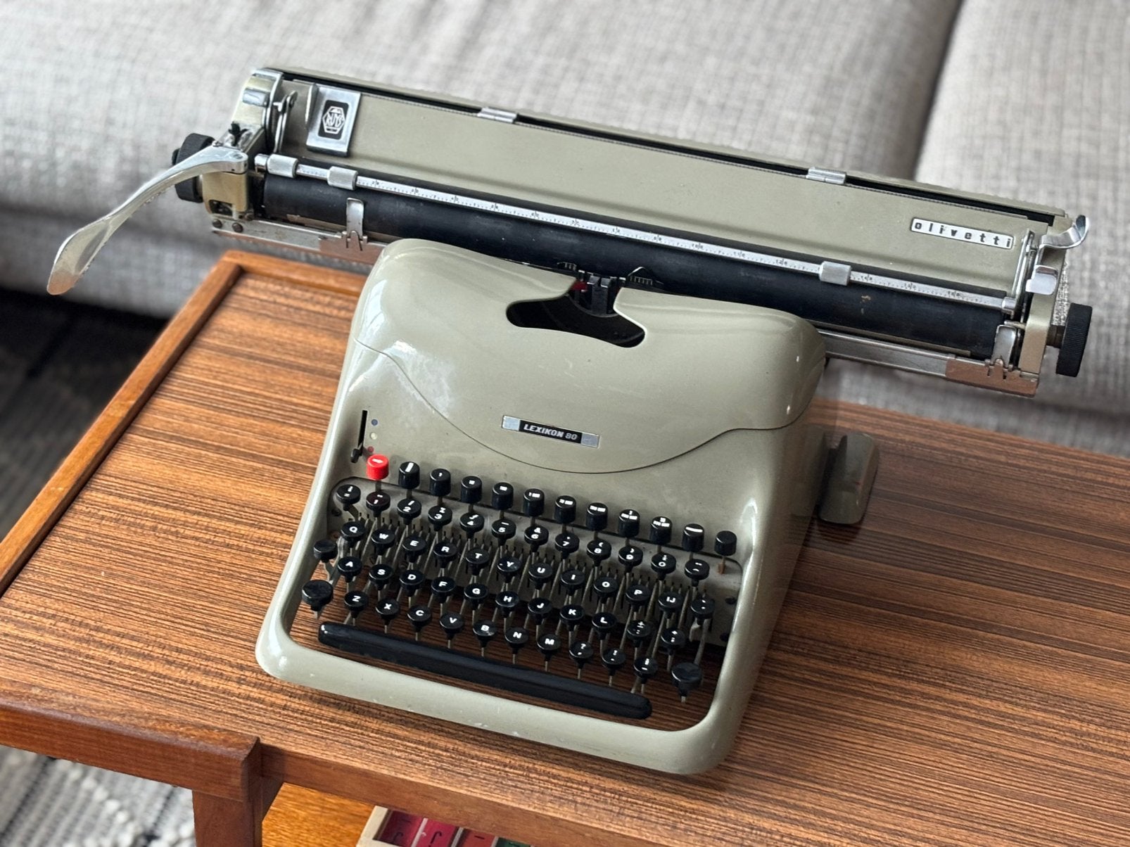 Olivetti Lexikon 80 vintage typemachine, Ophalen, Gebruikt