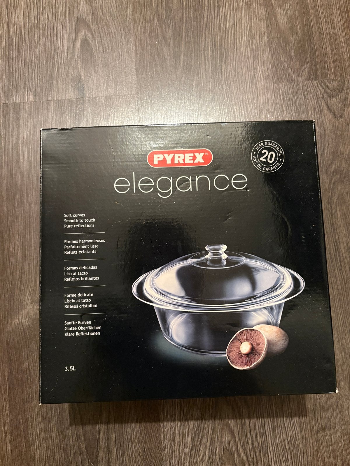 Pyrex Elegance Ovenschaal 3.5L - Ongebruikt, Ophalen, Nieuw, Glas, Overige merken