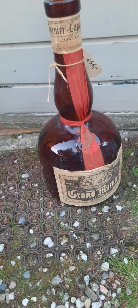Vintage Grand Marnier fles - Decoratief object, Ophalen of Verzenden