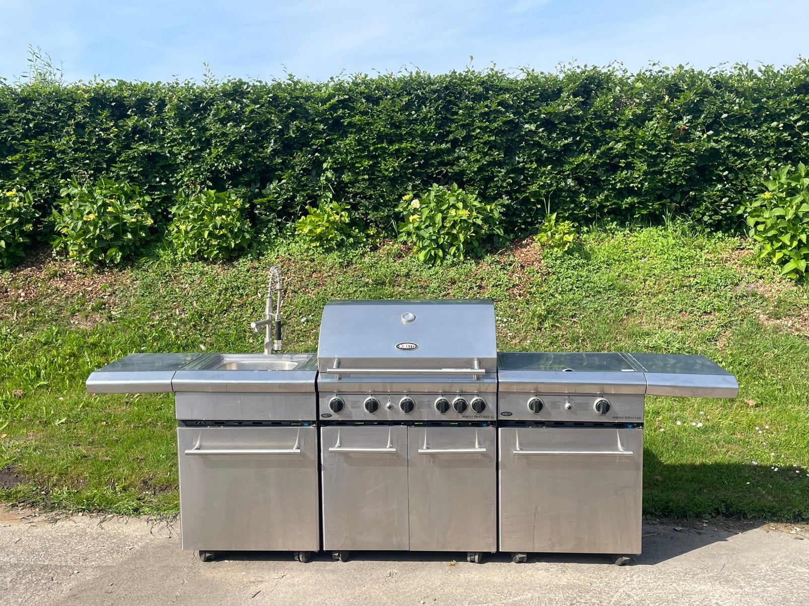 Boretti buitenkeuken XXL, Tuin en Terras, Buitenkeukens, Ophalen, Gebruikt, Gas