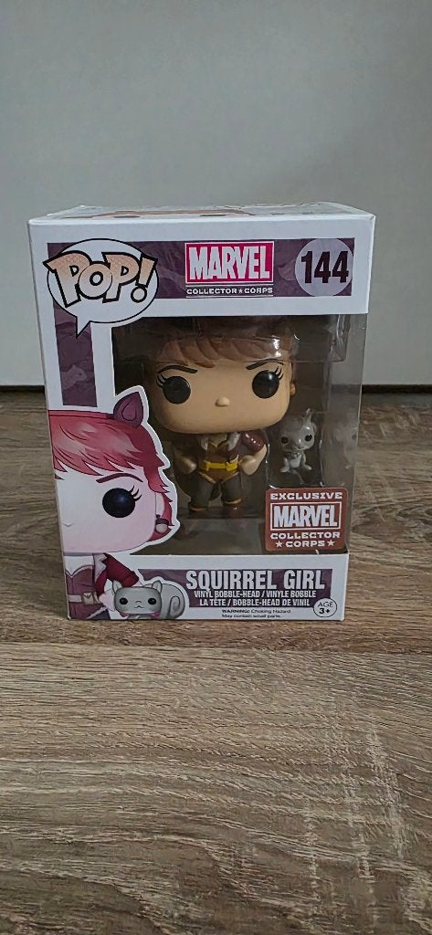 Funko Pop! Marvel Collector Corps Squirrel Girl #144, Ophalen of Verzenden, Zo goed als nieuw
