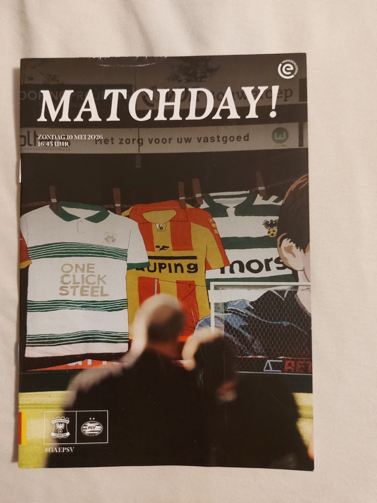 Programmaboekje Go Ahead Eagles - PSV 10-5-2026, Verzamelen, Verzenden, Zo goed als nieuw, PSV, Poster, Plaatje of Sticker