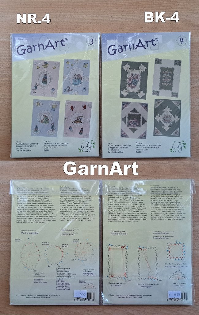 nr.4 GARNART KAARTEN PAKKETJES, Ophalen of Verzenden, Nieuw, Overige thema's, Overige typen