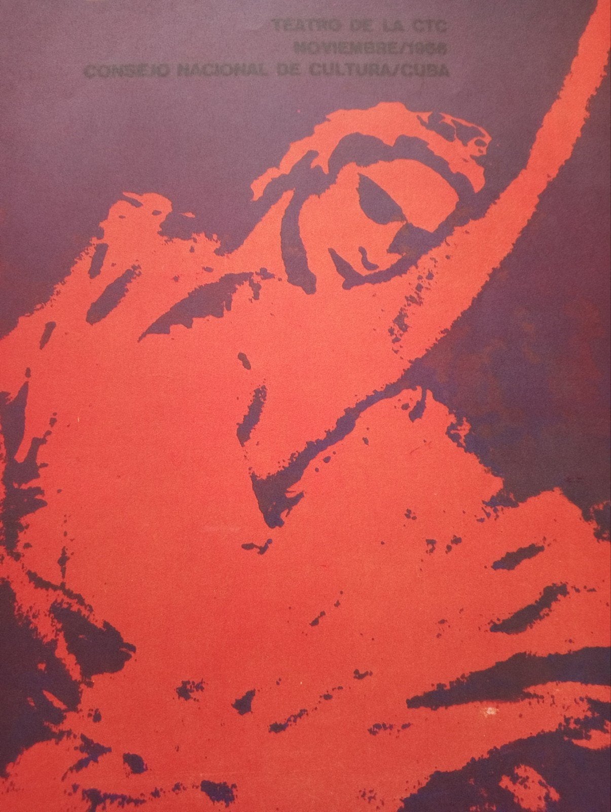 Bolshoi Ballet affiche 1970 Cuba, Ophalen of Verzenden, Gebruikt, A1 t/m A3