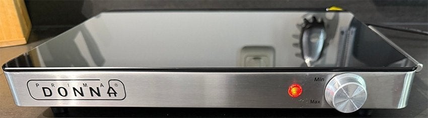 Prima Donna Warmhoudplaat Glas, Ophalen, 3 kookzones of minder, Zo goed als nieuw, Vrijstaand