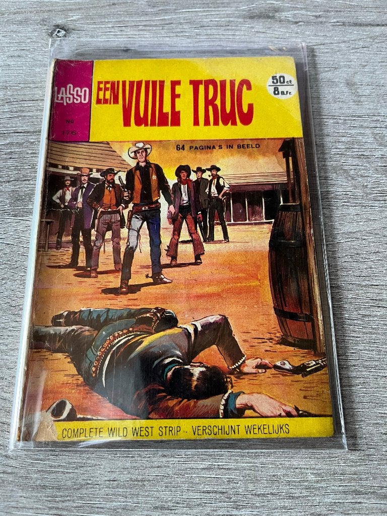 Lasso 176 Een vuile truc, Boeken, Eén stripboek, Ophalen of Verzenden, Gelezen
