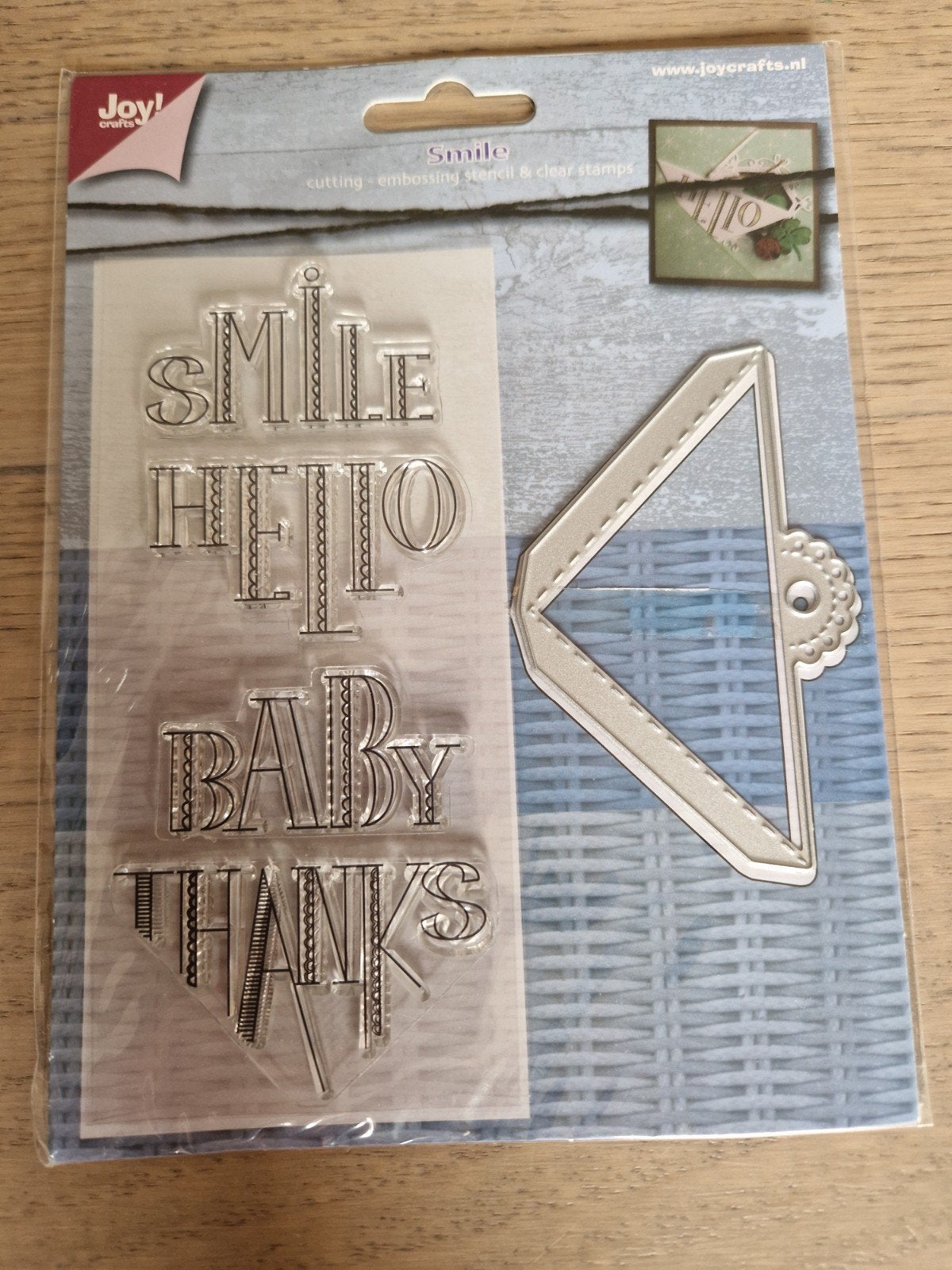 Joy! Crafts Smile Stempel en Snijmal Set, Ophalen of Verzenden, Nieuw