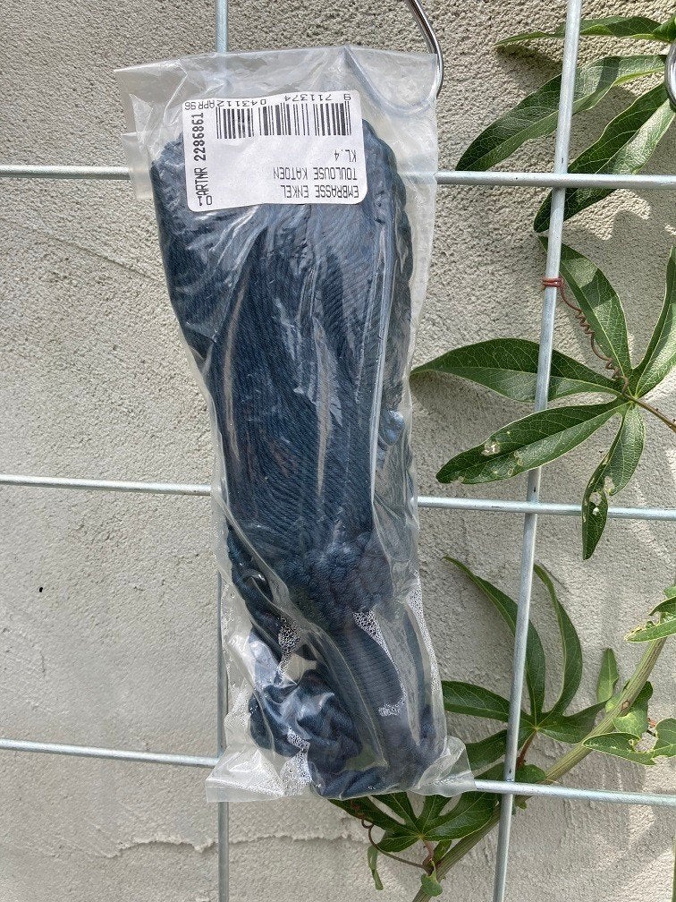 EMBRASSE MET ENKELE FLOS DKR BLAUW NIEUW, Overgordijn, -, Blauw, -
