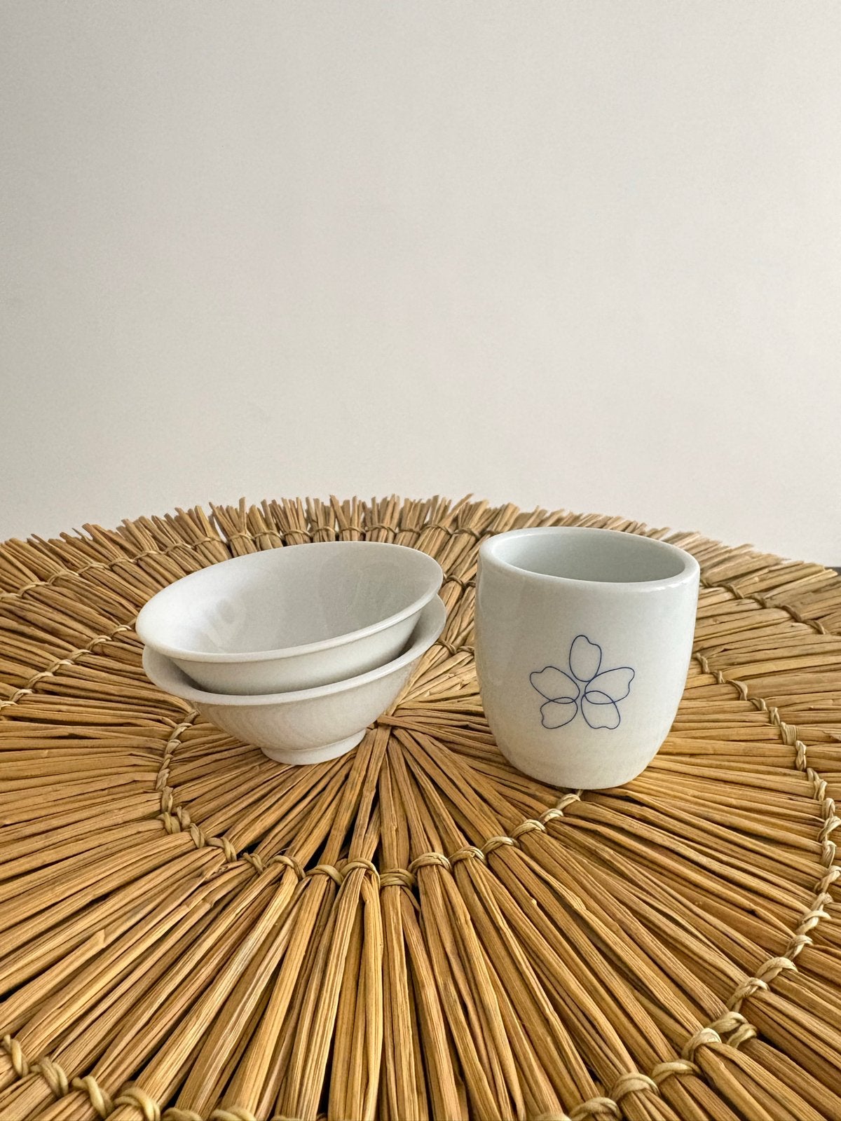 Japanse sake set - 3 kommetjes, Verzenden