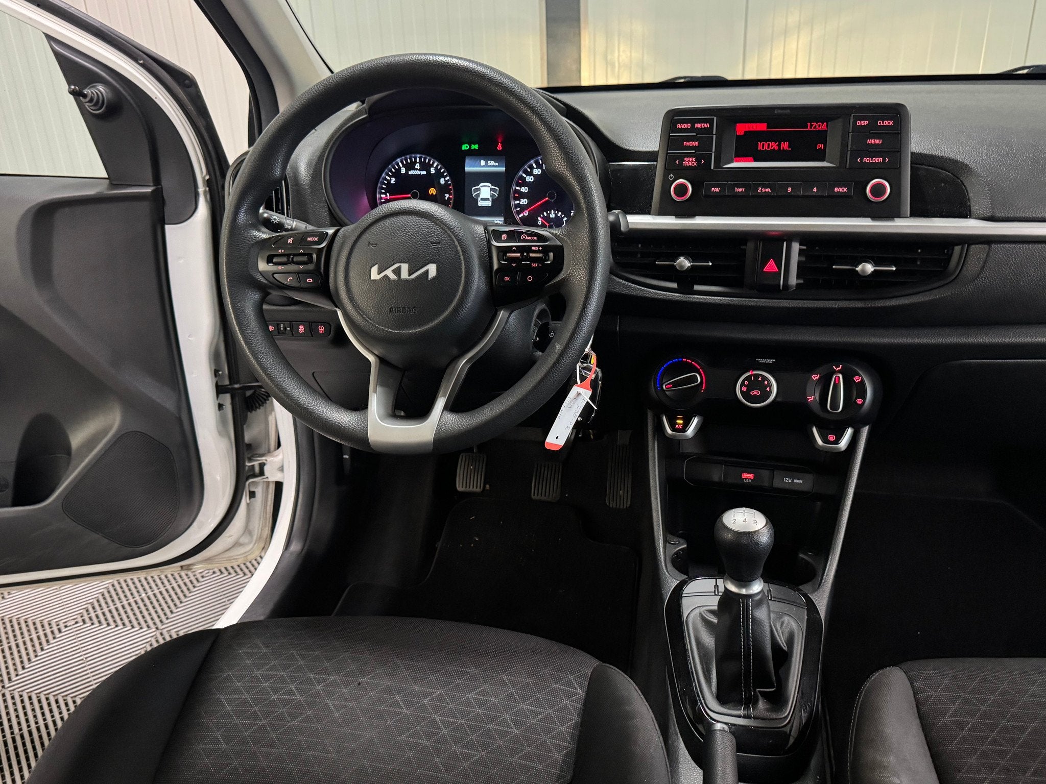 Kia Picanto 1.0 DPi | ComfortLine 5-Drs | Airco | Cruise, Gebruikt, 4 stoelen, Wit, Handgeschakeld