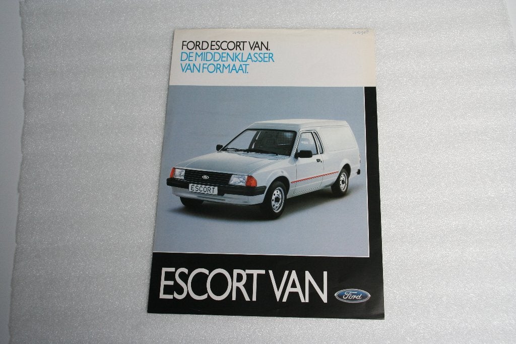 Folder/ flyer Ford Escort VAN (1984) (44), Ophalen of Verzenden, Nieuw, Ford